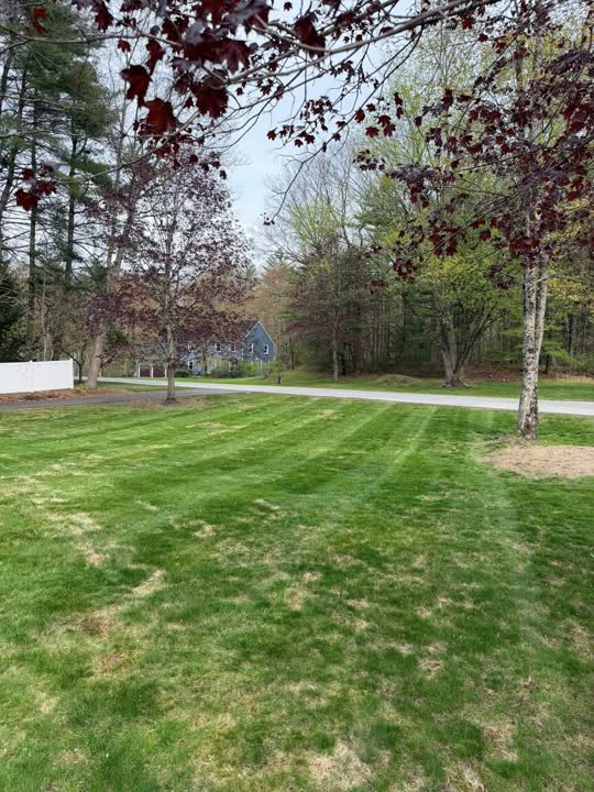 Residential lawn striping and yard maintenance by Jasco's Landscaping